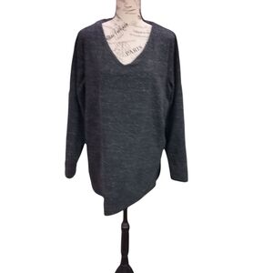 J. Jill Dark Gray Asymmetrical Tunic